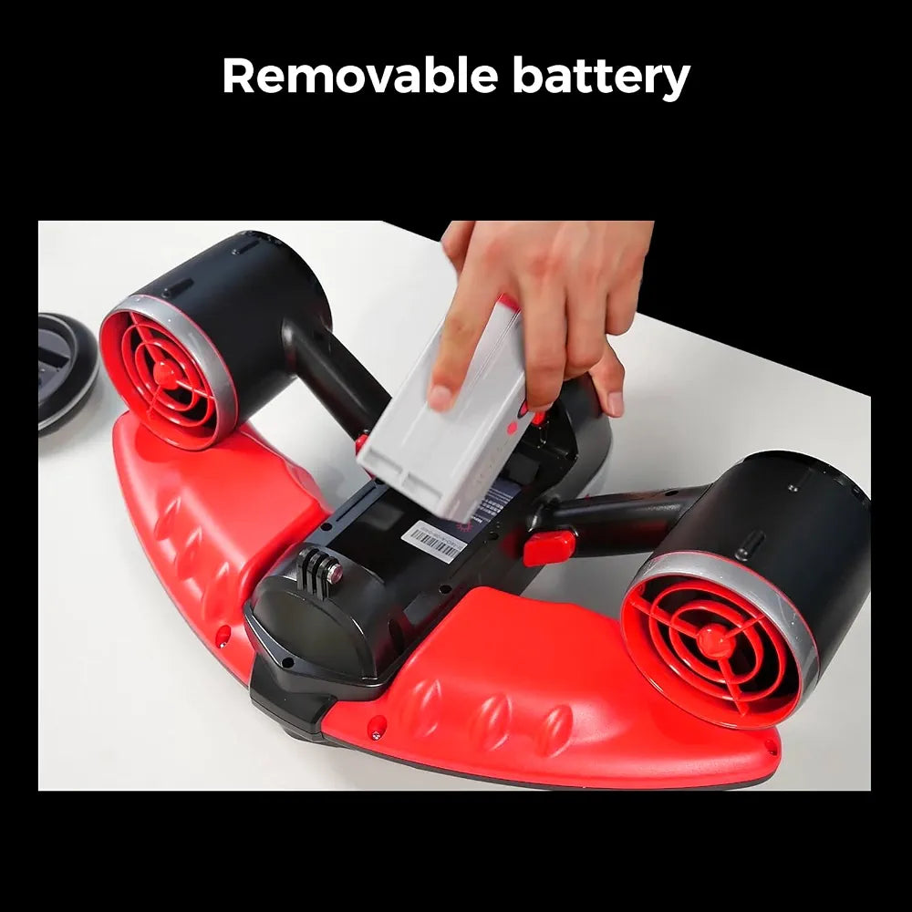 sublue Navbow Underwater Scooter Dual Motors with Action Camera Mount Low Battery Alarm 3 Gear Speed 4.47 mph 60 Minutes 131ft Swimming Pool Diving Snorkeling Water Scooter for Adults