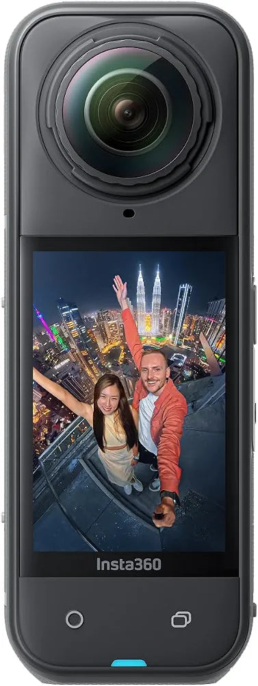 Insta360 X5 - Waterproof 8K 360° Action Camera, Leading Low Light, Invisible Selfie Stick Effect, Rugged and Replaceable Lens, 3-Hour Battery, Built-in Wind Guard, Stabilization, Triple AI Chip Design