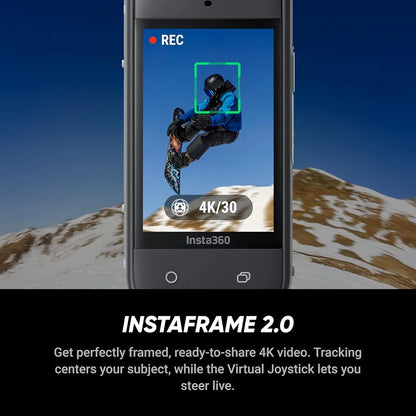 Insta360 X5 - Waterproof 8K 360° Action Camera, Leading Low Light, Invisible Selfie Stick Effect, Rugged and Replaceable Lens, 3-Hour Battery, Built-in Wind Guard, Stabilization, Triple AI Chip Design