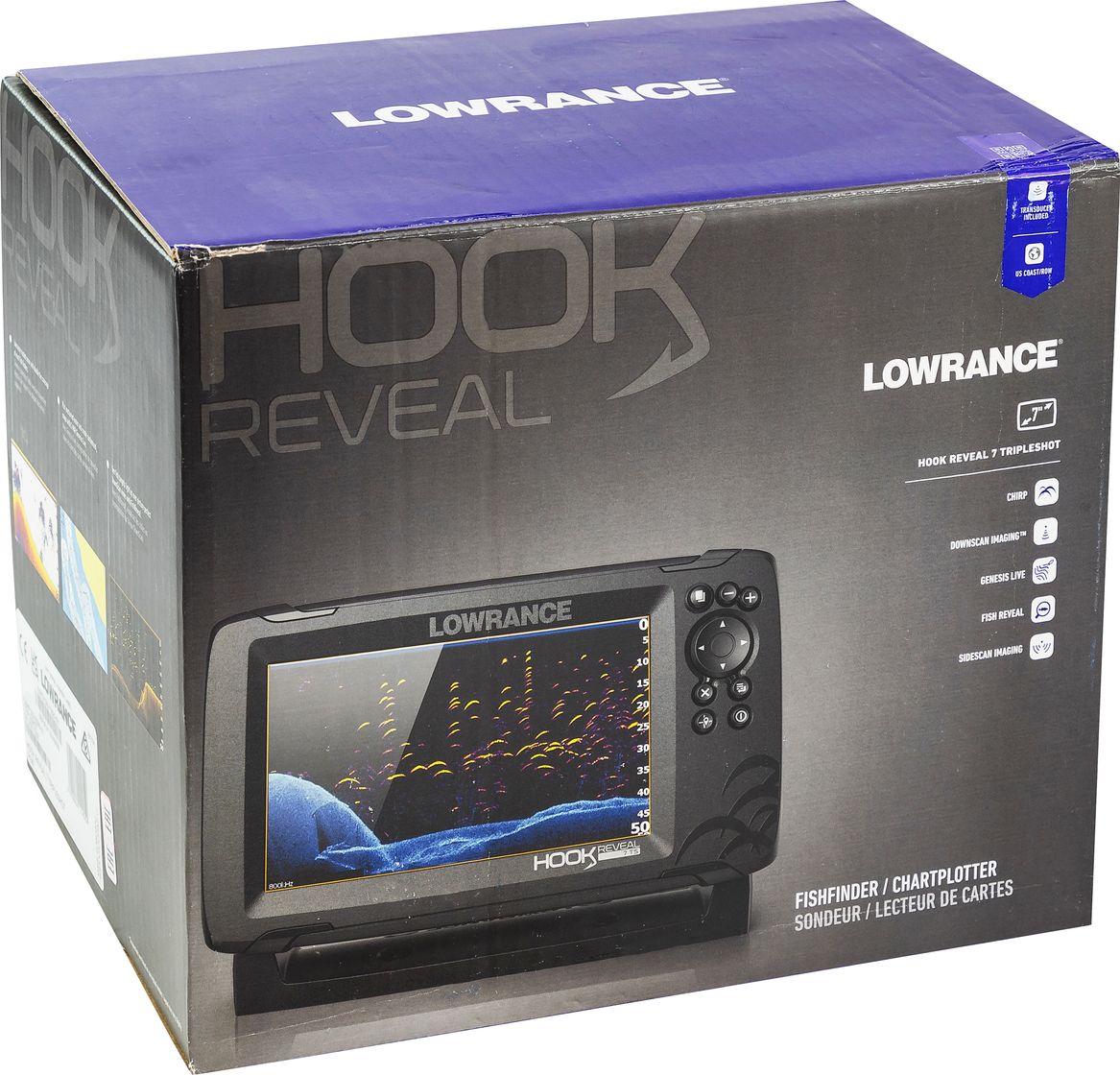 Lowrance HOOK Reveal 7 TripleShot